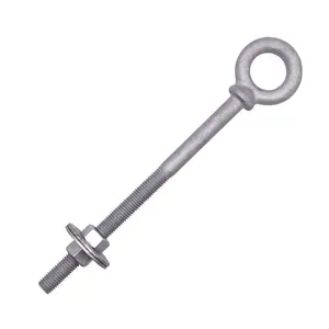 Forged Hot Dip Galvanized Carbon Steel Eye Bolt/Pole Line Hardware / Eye Bolt AM 5/8*250+150