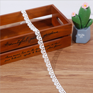 Adorno <span class=keywords><strong>de</strong></span> encaje <span class=keywords><strong>de</strong></span> <span class=keywords><strong>guipur</strong></span> con bordado <span class=keywords><strong>de</strong></span> poliéster blanco ancho para vestido <span class=keywords><strong>de</strong></span> novia - Product Image 3