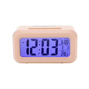 Sản phẩm hot hiển thị kỹ thuật số tháng ngày Nhiệt độ bảng bàn báo động báo lại LCD đồng hồ trở lại ánh sáng BSCI nhà máy - Product Image 5