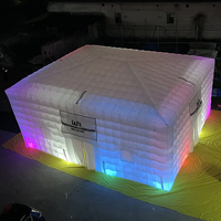 Grande tente gonflable blanche d'igloo de partie d'événement d'église