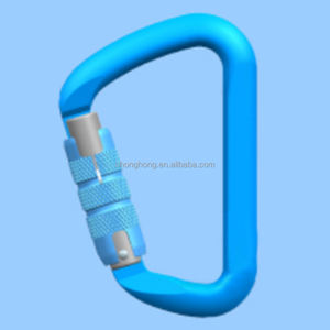 Mousquetons porte-clés en aluminium robustes 30KN, mousquetons à verrouillage automatique, mousquetons à verrouillage par torsion, non destinés à l'escalade - Product Image 1