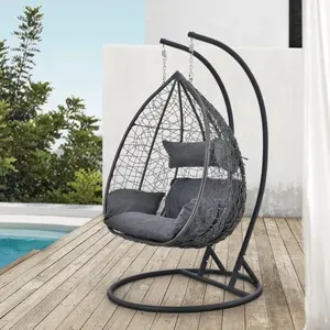 Nouveau Design chaise balançoire de Patio extérieur 2 places, chaise balançoire de Patio de luxe
