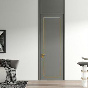 Portes intérieures en bois massif <span class=keywords><strong>Duret</strong></span> Chine, design moderne, surface finie, imperméables, garantie 2 ans, taille personnalisable pour chambre à coucher - Product Image 6