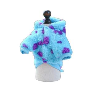 新款秋冬涤纶羊毛宠物狗猫两脚服装厚短款卡通恐龙图案批发 - Product Image 5