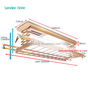 เครื่องอบผ้าติดเพดานไฟฟ้าประหยัดพื้นที่พร้อมระบบควบคุมด้วยเสียง2022เปิดตัวใหม่พร้อมราวแขวนเสื้อผ้าสำหรับใช้ในระเบียง - Product Image 6
