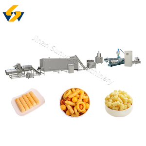 เครื่องอัดรีดข้าวโพดขนมพัฟเครื่องทำธัญพืชในสายการผลิตอาหาร - Product Image 1