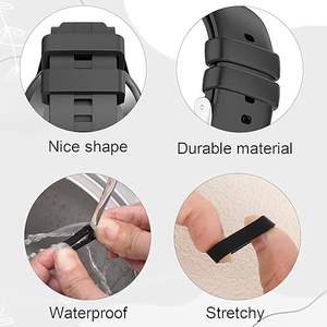 <span class=keywords><strong>Correa</strong></span> de silicona suave para <span class=keywords><strong>reloj</strong></span> de pulsera, bucles, anillos, retenedores, soportes, accesorios para <span class=keywords><strong>reloj</strong></span>, 12, 14, 16, 18, 20, 22mm, 24mm, 26, 28, 30mm - Product Image 3