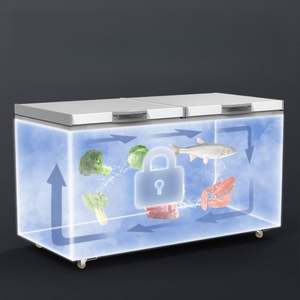 Congeladores Horizontales de Doble Puerta de Alta Calidad para Restaurantes/Supermercados, Múltiples Especificaciones Opcionales - Product Image 3