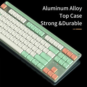 Tastatur de jeu à profil bas TKL RGB Light Teclado Mecanico 2.4Ghz BT USB-C Triple Modes <span class=keywords><strong>Clavier</strong></span> de jeu pour PC Ordinateur <span class=keywords><strong>Gamer</strong></span> - Product Image 2