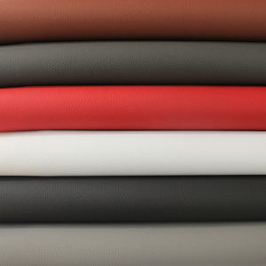 Tela de Tapicería de Cuero Sintético PVC con Grabado de Grano de Litchi <span class=keywords><strong>para</strong></span> Sofás y Muebles - Product Image 1