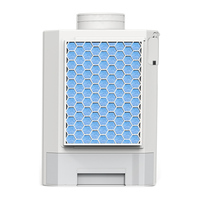 Évent de sécheuse d'intérieur 3-en-1, filtre d'écran en acier inoxydable, filtre en polyester et système de tiroir à eau, filtre de kit de ventilation de sécheuse