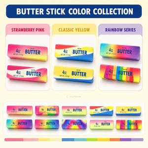 Southpeak Toy Butter Stick Squishy PU Slow Rebound Soft Feel Fidget Toy 14cm Colorful Styles Ages 3 Plus MOQ144 Wholesale WS - Product Image 2