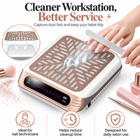 Collecteur de poussière d'ongles direct usine avec écran tactile LCD, filtre lavable, OEM ODM, couleur personnalisée