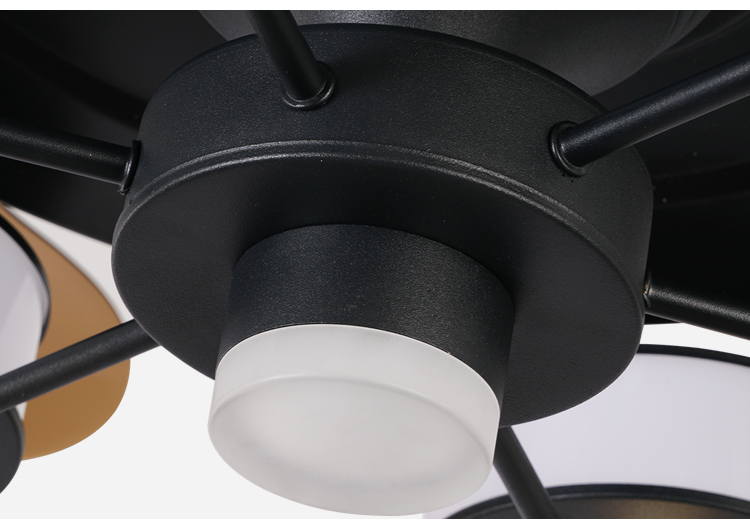 Breezelux  dining room ceiling fan lamp invisible fan lamp modern simple household LED ceiling lamp