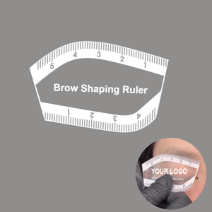 Snelle tekening PMU microblading metalen acryl wenkbrauwvormgevingsliniaal wenkbrauw-mapping liniaal - Product Image 2