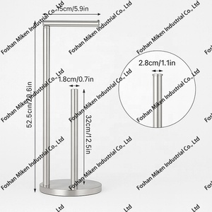 <span class=keywords><strong>Porte</strong></span>-<span class=keywords><strong>papier</strong></span> <span class=keywords><strong>toilette</strong></span> sur pied Naturous, <span class=keywords><strong>porte</strong></span>-<span class=keywords><strong>papier</strong></span> <span class=keywords><strong>toilette</strong></span> sur pied avec réserve pour la salle de bain - Product Image 3
