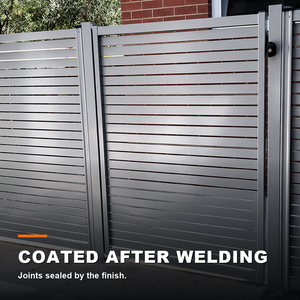 Powder Coated Aluminum Slat <b>Gate</b> – Anti-Rust Anti-UV 20-Year Lifespan CE Certified Bulk Proje - Product Image 2