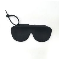Sac de rangement pour lunettes en silicone, housse de protection pour lunettes de vue et lunettes de soleil, étui à lunettes unisexe