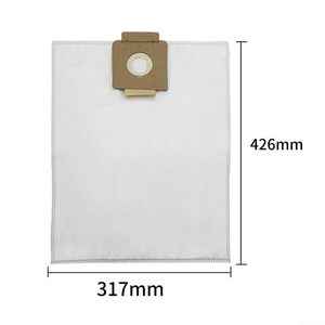 Sacs filtrants, sacs de remplacement pour aspirateurs <span class=keywords><strong>Karcher</strong></span> T 7, T7/1, T8/1, T12/1 DS5300, sacs en tissu non tissé 4 couches - Product Image 3