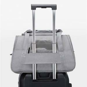 Nueva Bolsa de Viaje para Mascotas, Transpirable, para Perros y Gatos, con Cierre de Cremallera, para Viajes en Auto - Product Image 6