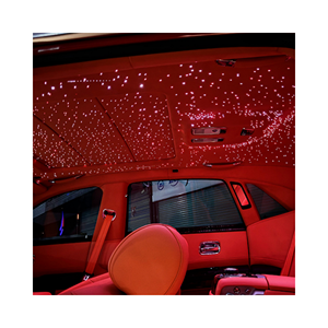 Nueva fuente de luz de fibra óptica panorámica para coche para techo de cielo estrellado techo de coche cielo estrellado superior romántico colorido fácil de instalar - Product Image 1