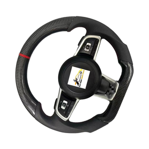Alta calidad para Volkswagen Golf 7 MK5 MK6 <span class=keywords><strong>MK7</strong></span> <span class=keywords><strong>GTI</strong></span> Passat PU fibra de carbono cuero <span class=keywords><strong>volante</strong></span> montaje <span class=keywords><strong>volante</strong></span> - Product Image 2