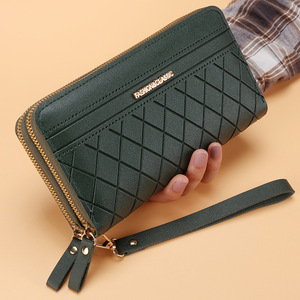 Nuovo Portafoglio Lungo da <span class=keywords><strong>Donna</strong></span> 2026, Semplice con Doppia Cerniera, Portamonete Popolare, <span class=keywords><strong>Porta</strong></span> <span class=keywords><strong>Carte</strong></span> Multiplo - Product Image 6