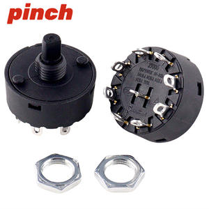 Interruptor giratorio de pinza 10A 250V 1NO con terminal de tornillo IP31, modelo de plástico 2006 para tetera, exprimidor y licuadora - Product Image 1