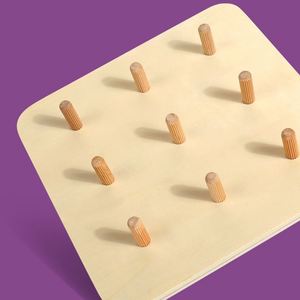 Jeu Montessori pour tout-petits de 3, 4 et 5 ans, garçons et filles, blocs de dessins animés, puzzle en colonne pour enfants - Product Image 3