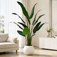 Plante de bananier artificielle pour la décoration intérieure et extérieure, patio, jardin, hôtel et paysage tropical