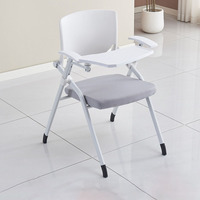 Chaise de conférence ergonomique en maille de haute qualité, pliable, mobile et confortable