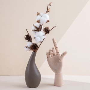 <span class=keywords><strong>Tiges</strong></span> florales en coton artificiel Faux Farmhouse Décorations pour vase Home Decor - Product Image 2