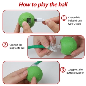 Rechargeable Automatic Electric Interactive Cat <strong>Toy</strong> Irregular Motion Trail <strong>Toy</strong> <strong>for</strong> <strong>Kitten</strong> With 3 Working Modes - Product Image 2
