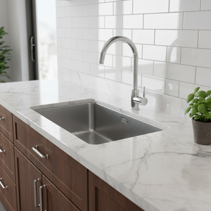 [BAEKJO] EUROPEAN BS584 <b>Kitchen</b> <b>Sink</b> with Fast Drainage System Minimizing Water Residue - Product Image 3