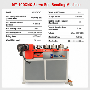 เครื่องรีดท่อทองแดง CNC อัตโนมัติ เครื่องดัดเหล็กฉาก เครื่องรีดท่อไฟฟ้า - Product Image 2