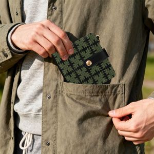 <span class=keywords><strong>Portafoglio</strong></span> da Viaggio Compatto in Pelle PU con Cerniera RFID e Tasca Portamonete, Design Hawaiano <span class=keywords><strong>Verde</strong></span>, per <span class=keywords><strong>Donna</strong></span> - Product Image 5