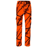 Combinaison de chasse orange fluo haute visibilité pour la sécurité et le confort