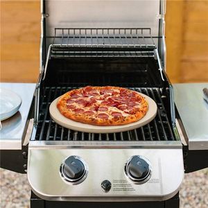 Equipo y Accesorios para <span class=keywords><strong>Pizza</strong></span>, Piedra para Piso de Horno de 17 Pulgadas, 12 Bandejas, Marcas de Barbacoa, Mármol, 21 <span class=keywords><strong>Solo</strong></span> Stove, Herramientas para Exteriores - Product Image 4