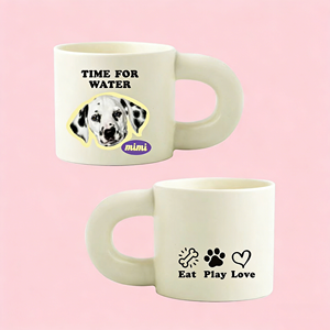 Tasse à café personnalisée en grès de 11 oz avec photo d'animal de compagnie, <span class=keywords><strong>mug</strong></span> imprimable pour les amoureux des animaux, la <span class=keywords><strong>famille</strong></span>, les amis, cadeau d'anniversaire, souvenir - Product Image 2