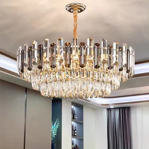 Zèle éclairage décoratif moderne pendentif lumières hôtel suspendu lustre luxe K9 lustre en cristal - Product Image 1