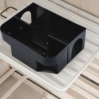 Boîte de piège à rats en plastique noir Anti Rat Rongeur Control Multi Catch Rat Bait Station