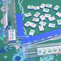 Règle de Mahjong en Acrylique Moderne de Haute Qualité, Haute Transparence, Aide au Tri et au Calcul des Points pour Tuiles de Mahjong Américaines, Ensemble de 4 Pièces, Style Américain