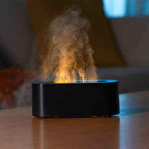 2025 mới sáng tạo sang trọng đa chức năng khuếch tán hương thơm mô phỏng nến ánh Sáng Ngọn lửa cầm tay tinh dầu khuếch tán độ ẩm - Product Image 1