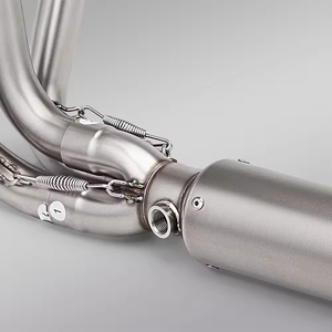 Pot d'échappement <span class=keywords><strong>moto</strong></span> pour CFMOTO 675SRR 675SR 675NK 675SS 2024 2025, tube de raccordement avant 51MM, échappement 675SR - Product Image 5