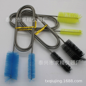 Double Headed Spring Brush 60cm 90cm 155cm 200cm Nylon Tube Cleaning Brush For Refrigerator Straw Pipe Unclogging - Product Image 2