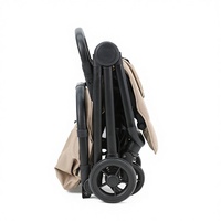 Poussette Bébé Pliante Automatique en Aluminium Léger avec Tissu Polyester, Certifiée 22KG, Chariot Pliable pour Enfants de 3 Ans, Guangdong