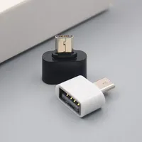 Adaptador OTG, lector de tarjetas USB para teléfono móvil, adaptador Usb2.0 a Micro Android V8
