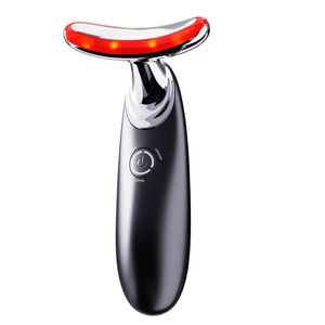 Masajeador Facial y de Cuello, Dispositivo Antienvejecimiento con Luz de 3 Colores, Dispositivo de Belleza Portátil para el Cuidado de la Piel y Masaje Diario - Product Image 1