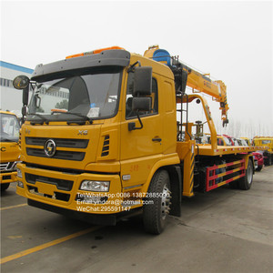 <span class=keywords><strong>Camion</strong></span> de remorquage <span class=keywords><strong>avec</strong></span> <span class=keywords><strong>grue</strong></span>, plateforme hydraulique, treuil de récupération, <span class=keywords><strong>plateau</strong></span> inclinable de 5 tonnes, marque CLW - Product Image 2
