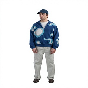 Sudadera Unisex Negra con Estampado Paisley, Cuello Redondo, Corte Regular, Felpa, 100% Algodón, Transpirable, Informal, para Otoño, 180g - Product Image 1